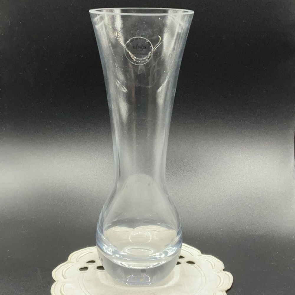 Lenox Signed Crystal Bud Vase.
